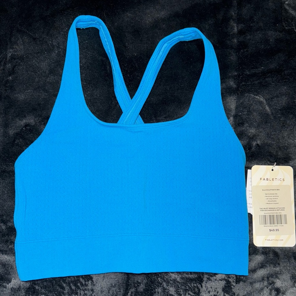 Fabletics Blue Sports Bra